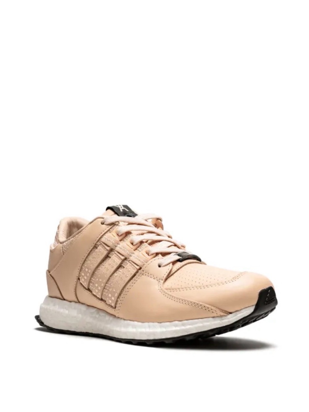 adidas Women’s Beige Leather Lace-Up Sneakers